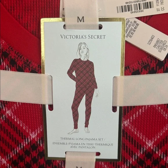 Victoria’s Secret Thermal Long Pajama Set - Picture 2 of 3